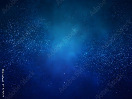 Dark Blue Grainy Texture Gradient Background for Abstract and Digital Designs