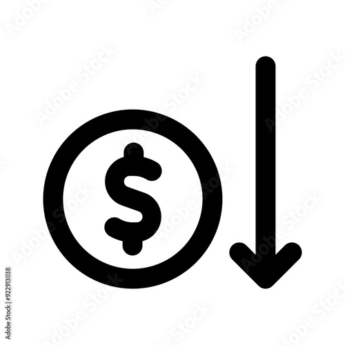 bankruptcy line icon