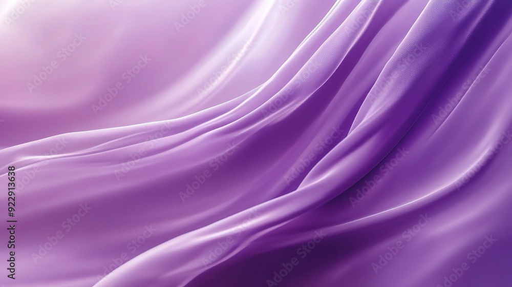 Obraz premium Lavender Dreams: Luxurious purple silk drapes in soft folds, a study in elegance and texture.