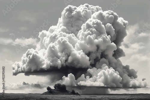 Nuclear Explosion in a Field