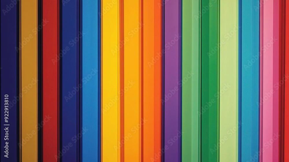 Colorful Stripes: Abstract art featuring a vibrant spectrum of colors arranged in vertical stripes, evoking feelings of energy and creativity. Colorful Stripes: Abstract art featuring a vibrant spectrum of colors arranged in vertical stripes, evoking feelings of energy and creativity.