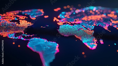 Global e-commerce analytics showing sales distribution, close-up of heatmaps and regional sales data