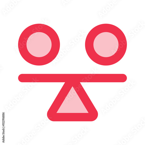 balance outline fill icon