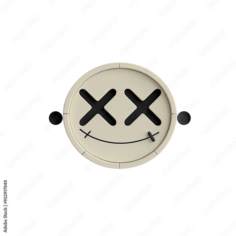Smile Emoji illustration isolated No Background, Generative AI Smile Emoji illustration isolated No Background, Generative AI