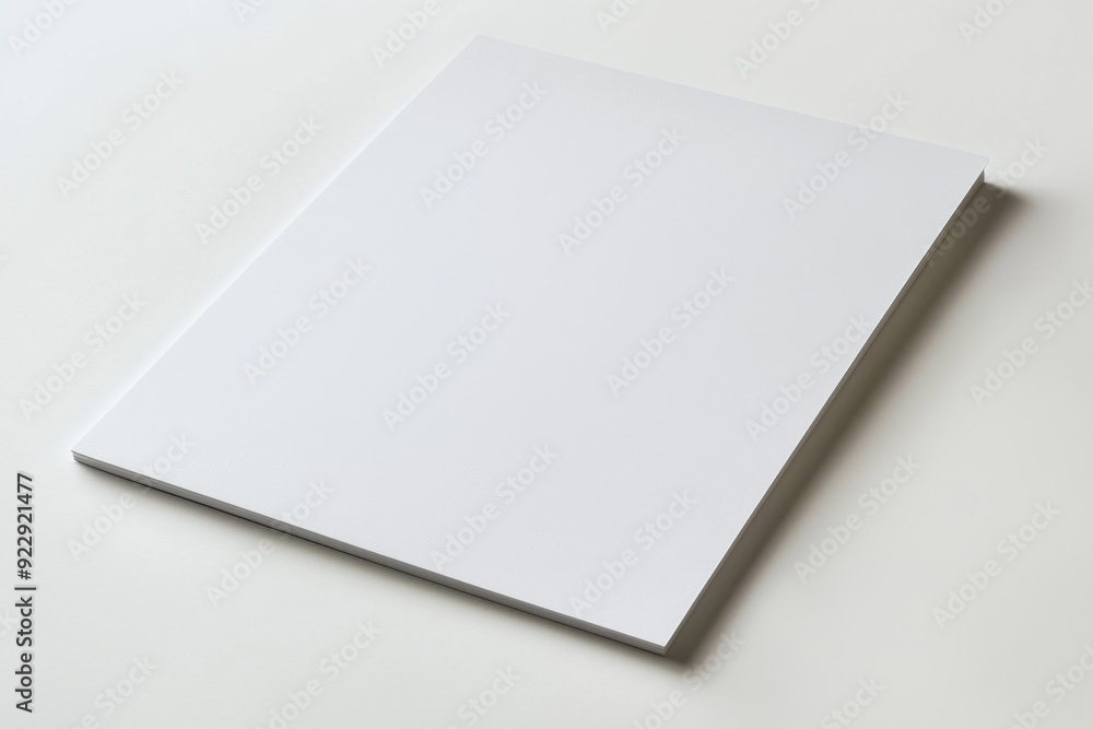 Blank A4 Paper Mockup on Isolated Background created with Generative AI Blank A4 Paper Mockup on Isolated Background created with Generative AI