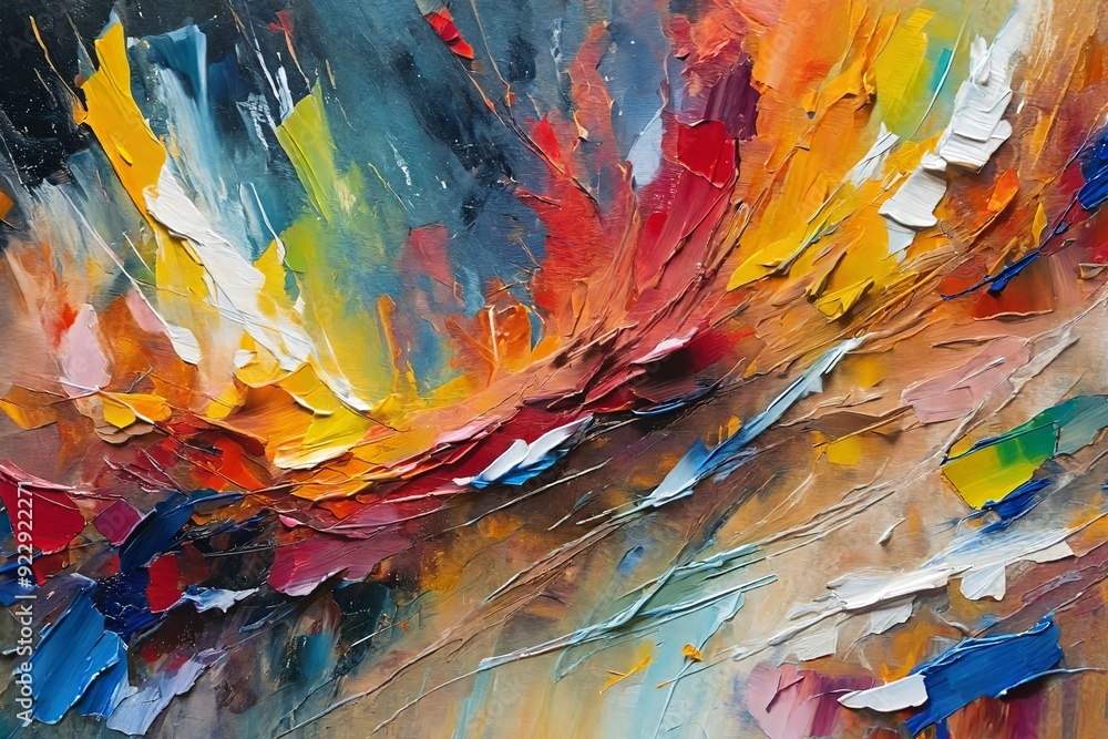 Abstract Colorful Painting Abstract Colorful Painting