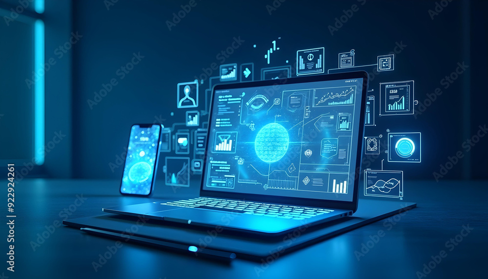 digital marketing concept digital devices growth graphic business futuristic background 29 digital marketing concept digital devices growth graphic business futuristic background 29