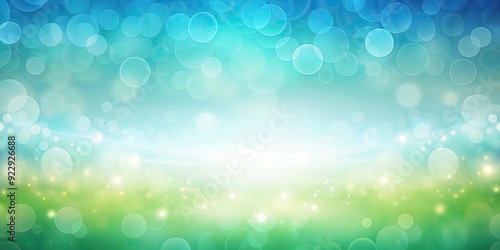 Abstract background with light green and sky blue colors blending together in a soothing and calming pattern, abstract photo