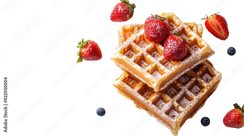 Belgian waffles transparent background