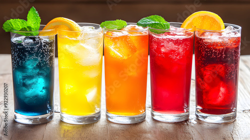 Soft drinks and fruit juice mixed with soda high in sugar have a negative effect on physical health