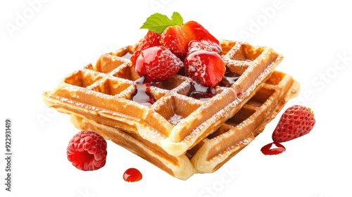 Belgian waffles transparent background