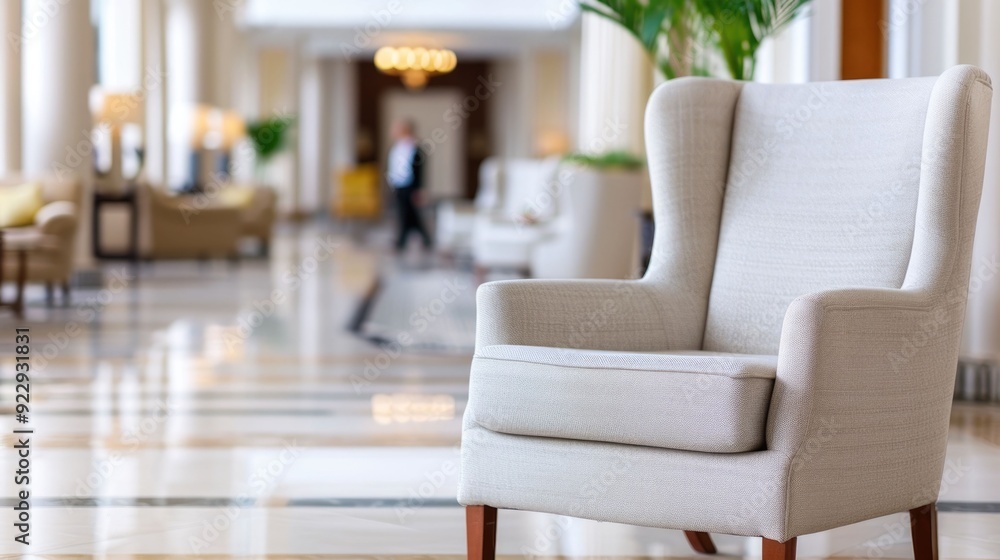 Elegant and Inviting Hotel Lobby Seating Area with Comfortable Chairs and Sofas Offering a Warm and Welcoming Atmosphere for Guests to Relax and Unwind Elegant and Inviting Hotel Lobby Seating Area with Comfortable Chairs and Sofas Offering a Warm and Welcoming Atmosphere for Guests to Relax and Unwind
