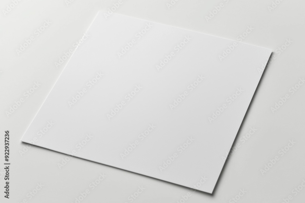 Blank A4 Paper Mockup on Isolated Background created with Generative AI Blank A4 Paper Mockup on Isolated Background created with Generative AI