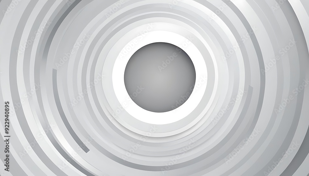 Obraz premium Abstract White Circular Background. Abstract background. 3d illustration9