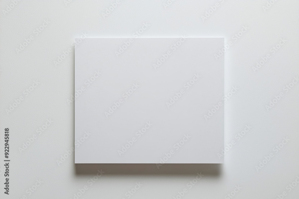 Fototapeta premium Blank A4 Paper Mockup on Isolated Background created with Generative AI