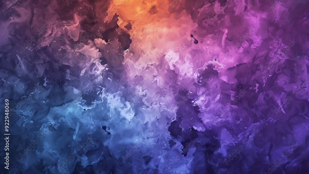 Naklejka premium An abstract, dark inkblot-like pattern on a light background, resembling a chaotic splash or smudge. 