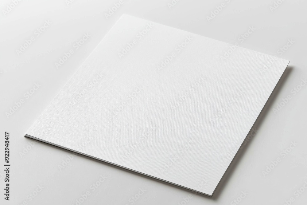 Blank A4 Paper Mockup on Isolated Background created with Generative AI Blank A4 Paper Mockup on Isolated Background created with Generative AI