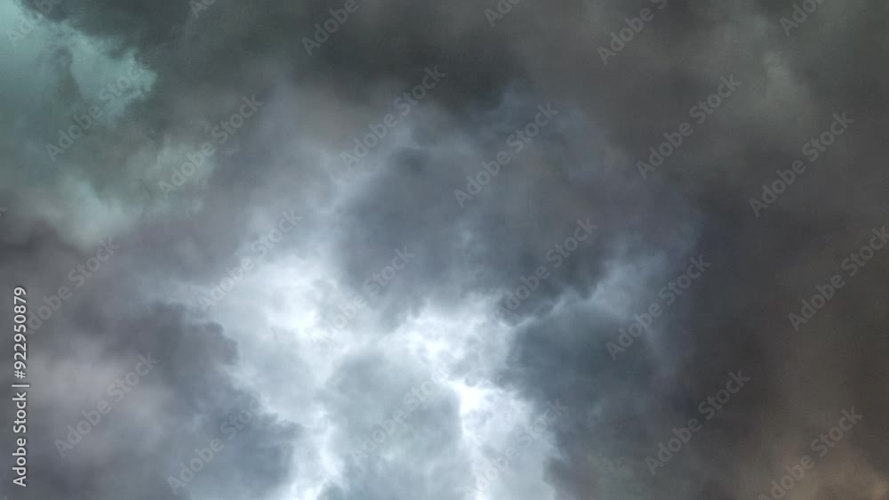 storm clouds and Supercell thunderstorm storm clouds and Supercell thunderstorm