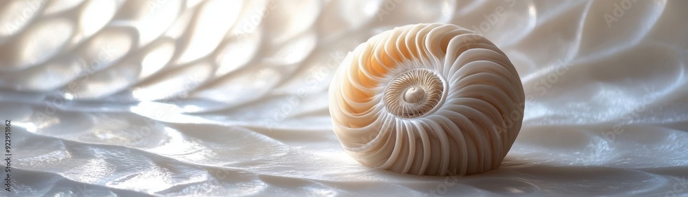 White Nautilus Shell Interior White Nautilus Shell Interior
