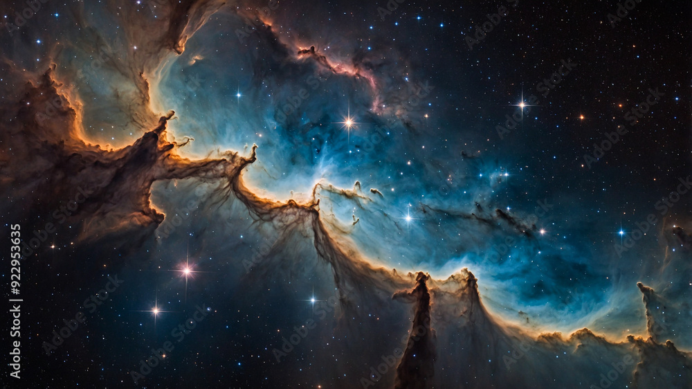 Fototapeta premium Universe Nebula Stars Space