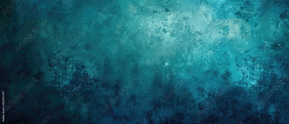 Abstract Teal and Blue Texture with Crackle and Scratch Effects Abstract Teal and Blue Texture with Crackle and Scratch Effects