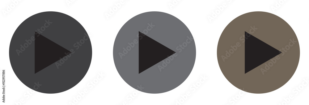 Play button icons on transparent backdrop vector illustration design eps 10 Play button icons on transparent backdrop vector illustration design eps 10