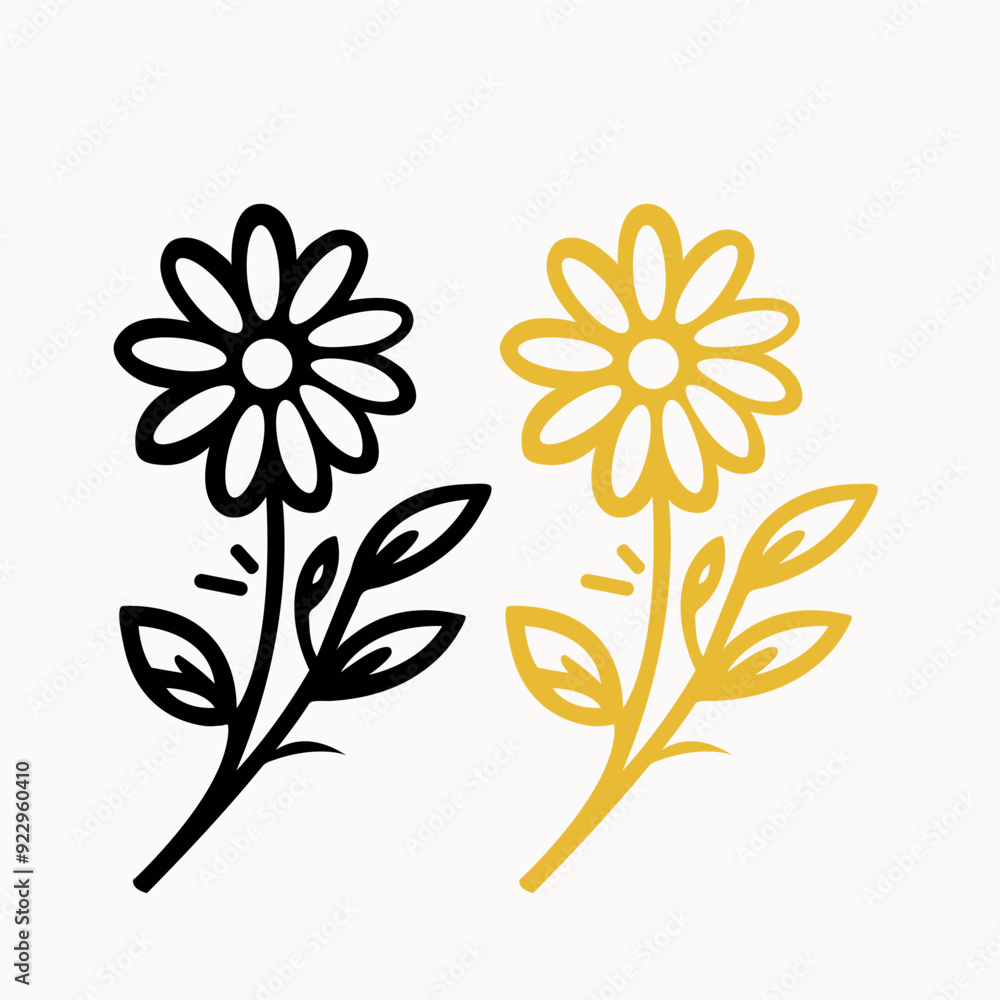 silhouette flower vector art design silhouette flower vector art design
