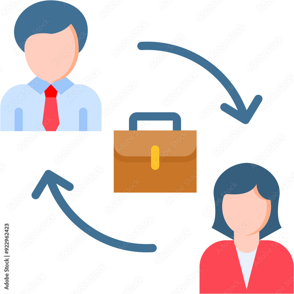 Job Rotation Icon Job Rotation Icon