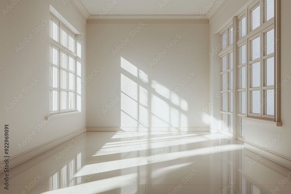 Bright Minimalistic Interior with Natural Light Bright Minimalistic Interior with Natural Light