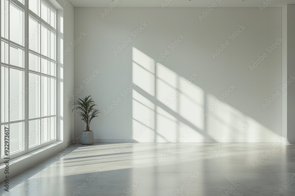Bright Minimalistic Interior with Natural Light Bright Minimalistic Interior with Natural Light