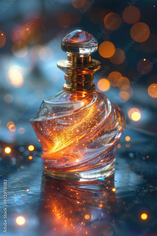 Sparkling Glass Perfume Bottle Sparkling Glass Perfume Bottle