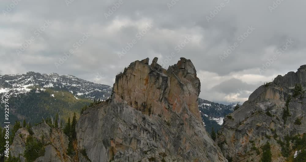 Jagged Mountain Peak. British Columbia, Canada. Jagged Mountain Peak. British Columbia, Canada.