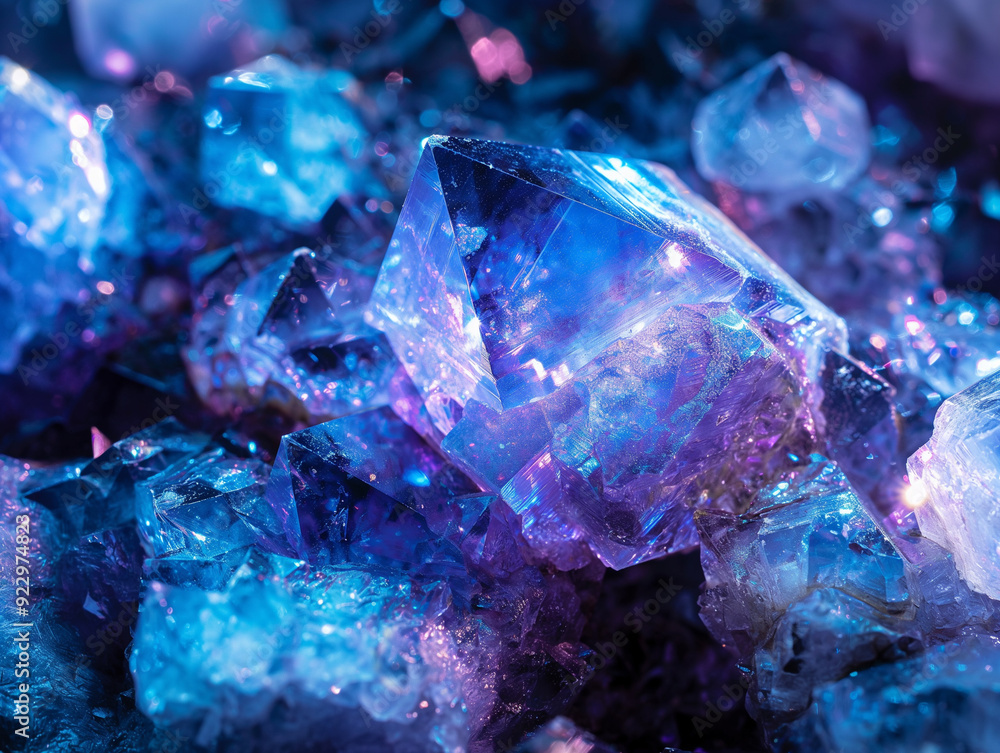 柱状に伸びたクリスタルの結晶 柱状に伸びたクリスタルの結晶