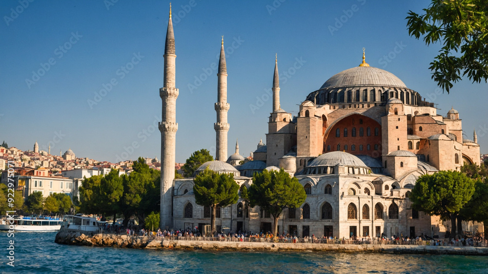 Naklejka premium Beautiful Istanbul, Turkey