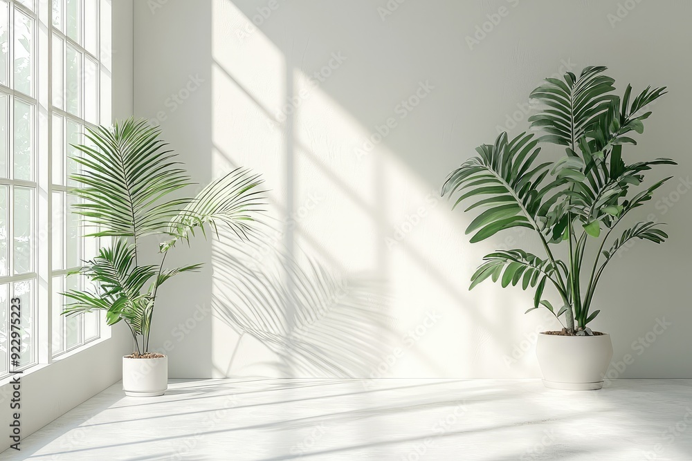 Bright Minimalistic Interior with Natural Light Bright Minimalistic Interior with Natural Light