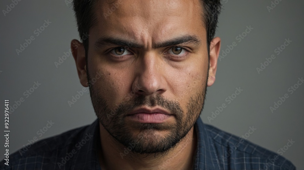 Fototapeta premium Thinking feeling doubtful and confused