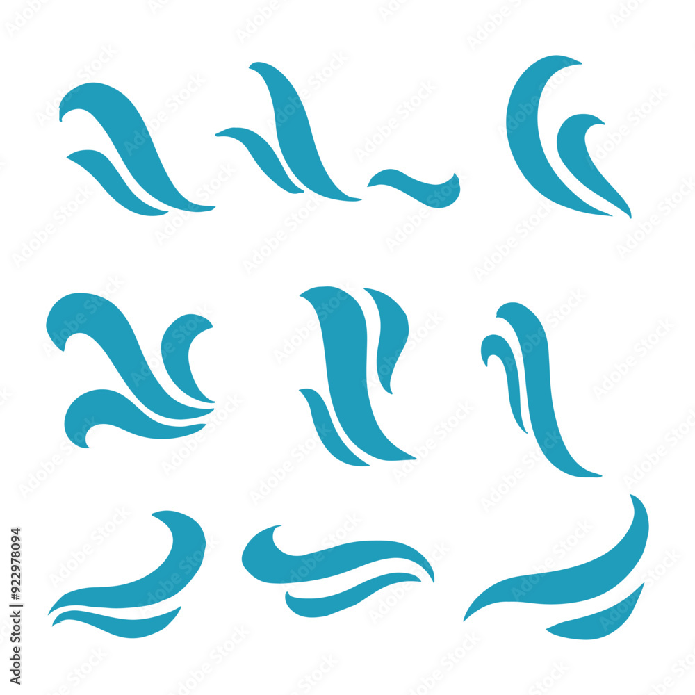sea waves with a beautiful blue color sea waves with a beautiful blue color