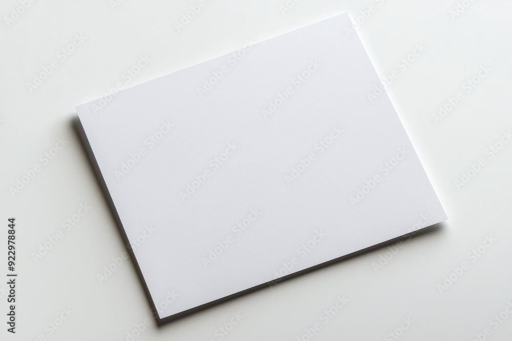Blank A4 Paper Mockup on Isolated Background created with Generative AI Blank A4 Paper Mockup on Isolated Background created with Generative AI