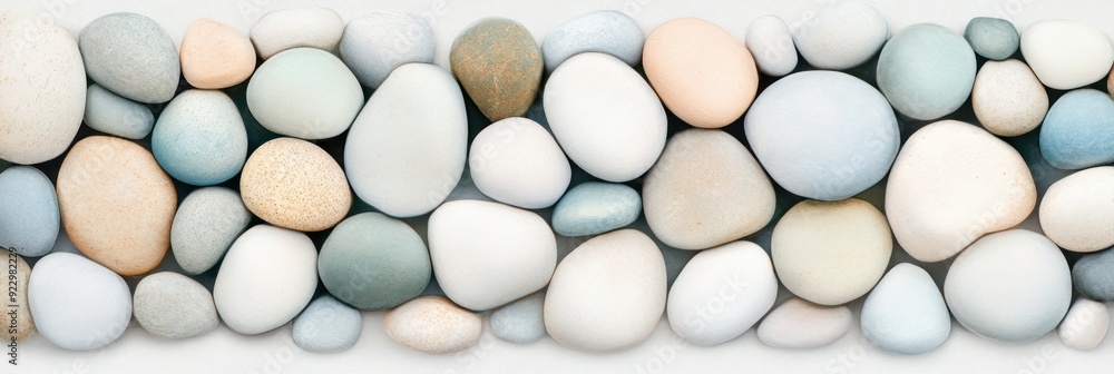 Serene Watercolor Beach Pebbles - Coastal Elements and Natural Design with Smooth Textures, generative Ai Serene Watercolor Beach Pebbles - Coastal Elements and Natural Design with Smooth Textures, generative Ai