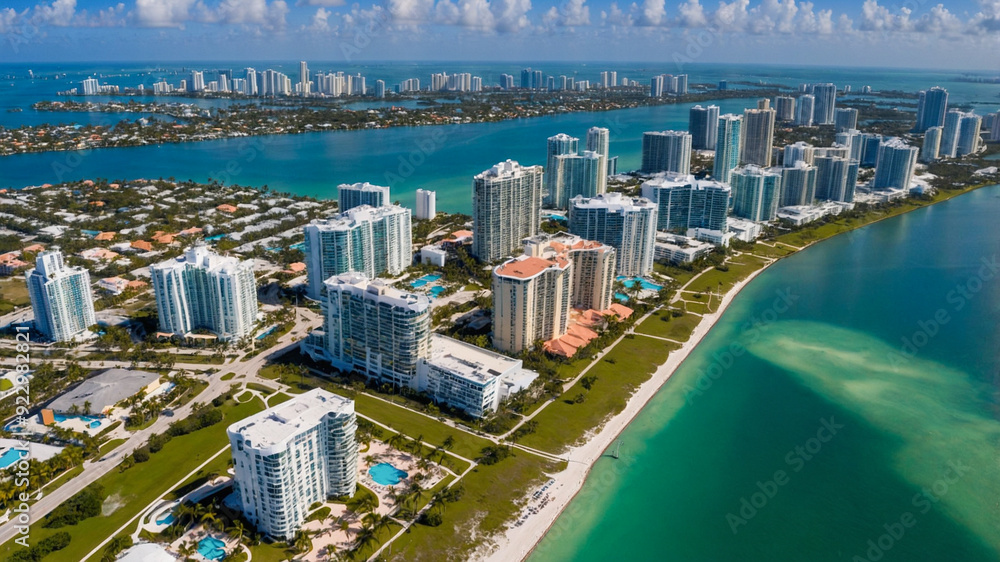 Fototapeta premium South Florida Aerial 