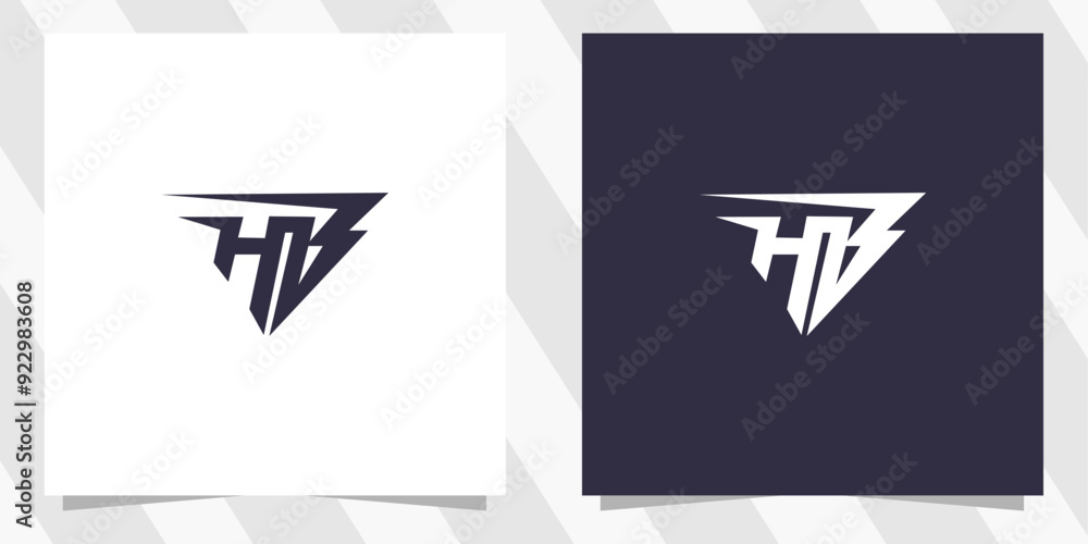 letter hb bh logo design vector letter hb bh logo design vector