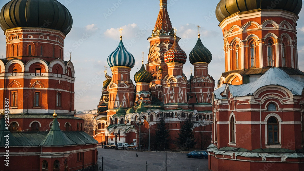 Fototapeta premium Moscow, Russia View 