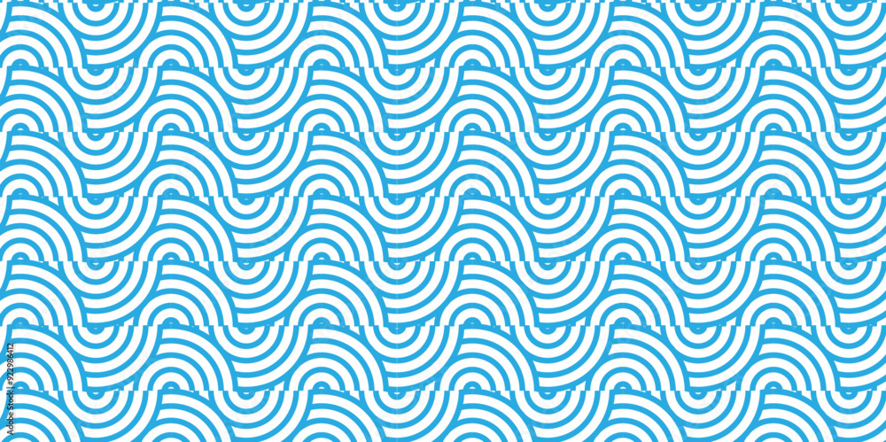 Abstract traditional geometric overlapping creative wave circle minimal lapping textile round vector texture. blue and white fabric element repeat swirl geometrical background. Abstract traditional geometric overlapping creative wave circle minimal lapping textile round vector texture. blue and white fabric element repeat swirl geometrical background.
