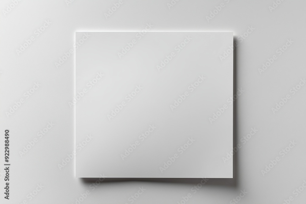 Blank A4 Paper Mockup on Isolated Background created with Generative AI Blank A4 Paper Mockup on Isolated Background created with Generative AI