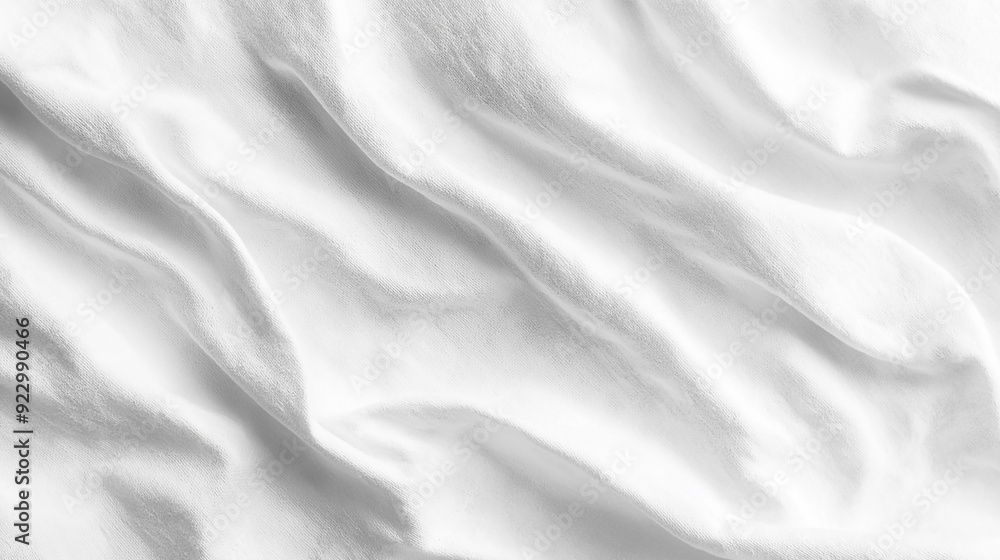White Crumpled Fabric Texture Background
White Crumpled Fabric Texture Background