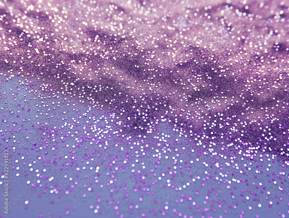 Obraz premium 紫色のラメパウダー