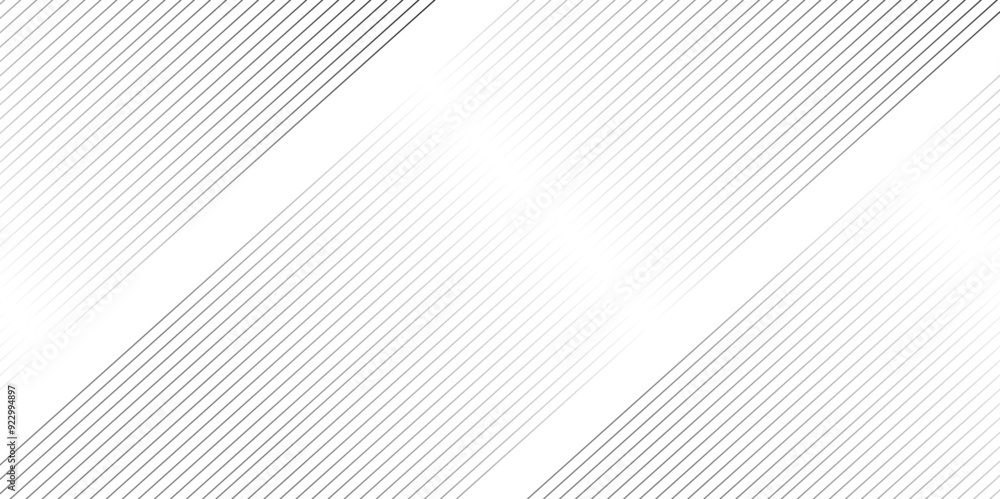 Fototapeta premium Thin line white an grey Vector Diagonal, oblique, slanting lines, stripes geometric pattern. abstract background wave line elegant white striped diagonal line technology concept web texture.