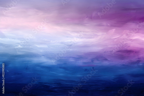 Ethereal Gradient Symphony: A Tranquil Blend of Deep Blues and Airy Purples