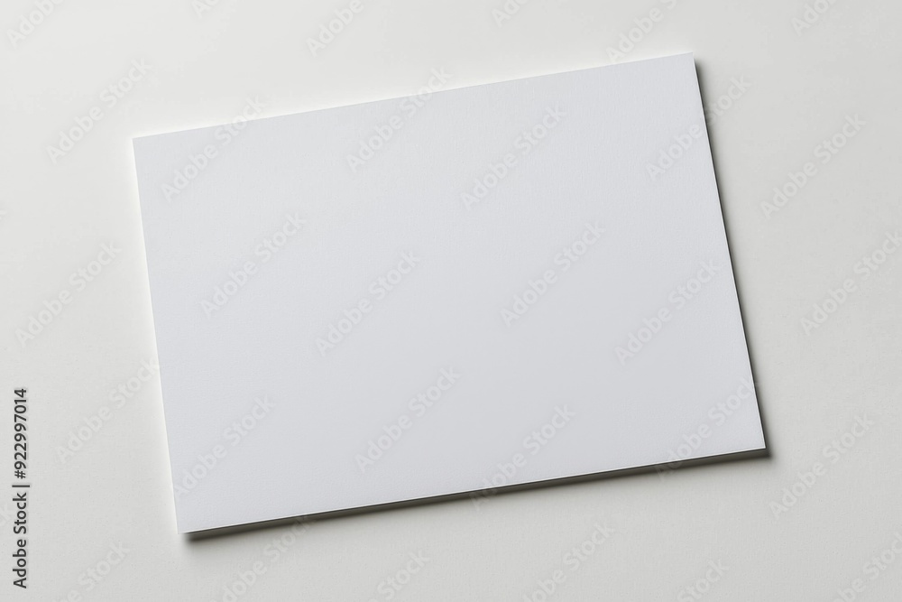 Blank A4 Paper Mockup on Isolated Background created with Generative AI Blank A4 Paper Mockup on Isolated Background created with Generative AI