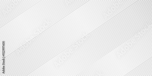 Vector gradient gray line abstract pattern Transparent monochrome striped texture, minimal background. Abstract background wave line elegant white striped diagonal line technology concept web texture.